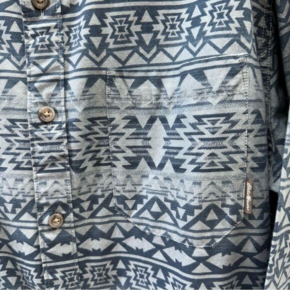 NWOT Eddie Bauer long sleeve button down flannel shirt classic fit men's large - Picture 3 of 5